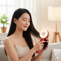 "Sereneblss" Fluffy Comb Scalp Massager Infrared Hair Care And Beauty