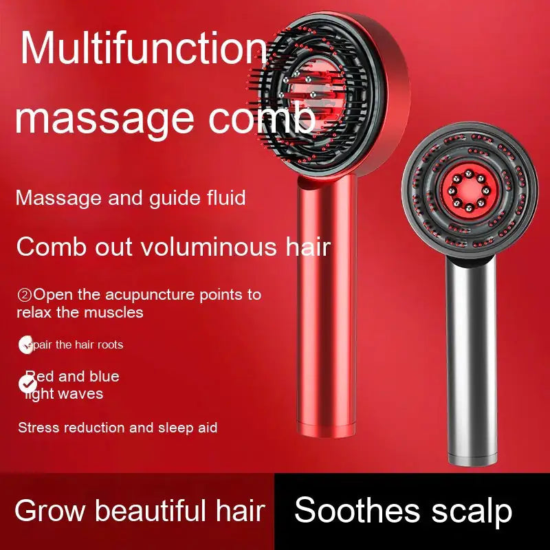 "Sereneblss" Fluffy Comb Scalp Massager Infrared Hair Care And Beauty